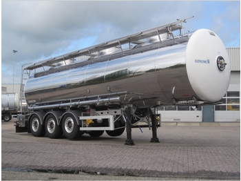 Tank semi-trailer for transportation of milk MAGYAR 30.277 l., 3 comp., weight: 6.100 kg.: picture 1