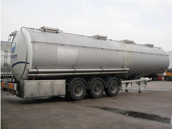Tank semi-trailer for transportation of food MAGYAR SUPER JUMBO 58.000 l., 4 comp.: picture 1