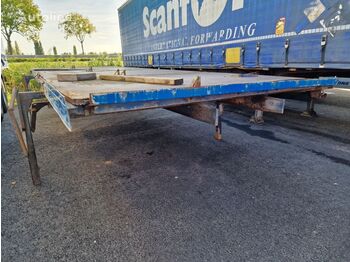 Container transporter/ Swap body semi-trailer MAN BDF, plateau: picture 1
