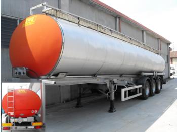 Tank semi-trailer for transportation of bitumen MENCI BITUMEN 300C ISOLIATION ABS+ADR+DISC BRAKES+LIFT AXLE+ALLU WHEELS 34.610 L: picture 1