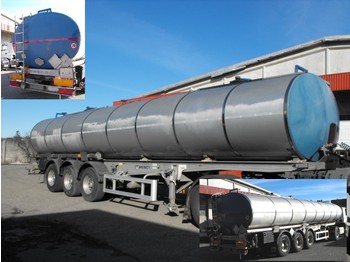 Tank semi-trailer for transportation of fuel *MENCI-SAFA* BITUM/BITUMEN/MASUT TRANSPORT ISOLIATION      250*C      34.350 LTR ALL HOT OIL PRODUCTS TILL 250*C ABS+ADR+ROR+ALLUMINIUM WHEELS+LIFT AXLE(!!!) 2 x ROOMS/COMPARTMENTS: picture 1