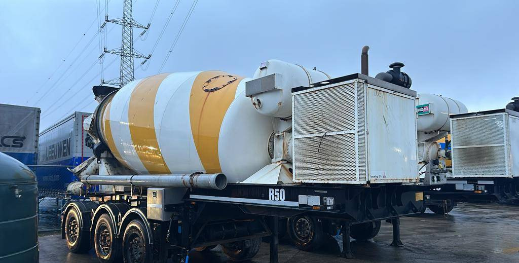 MOL 12 m3 3 aks betonipuolikas, omalla koneella  - Semi-trailer: picture 1