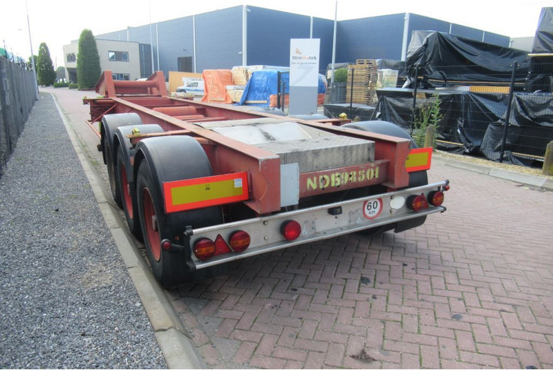 MOL Container Chassis / 20FT / ROR + Drum - Container transporter/ Swap body semi-trailer: picture 1