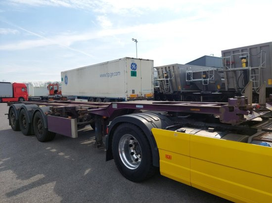 M&V 902 Containerchassis, Ausziehbar,1X20ft,2X20ft,1X40ft mehrere Einheiten verfügbar - Container transporter/ Swap body semi-trailer: picture 2