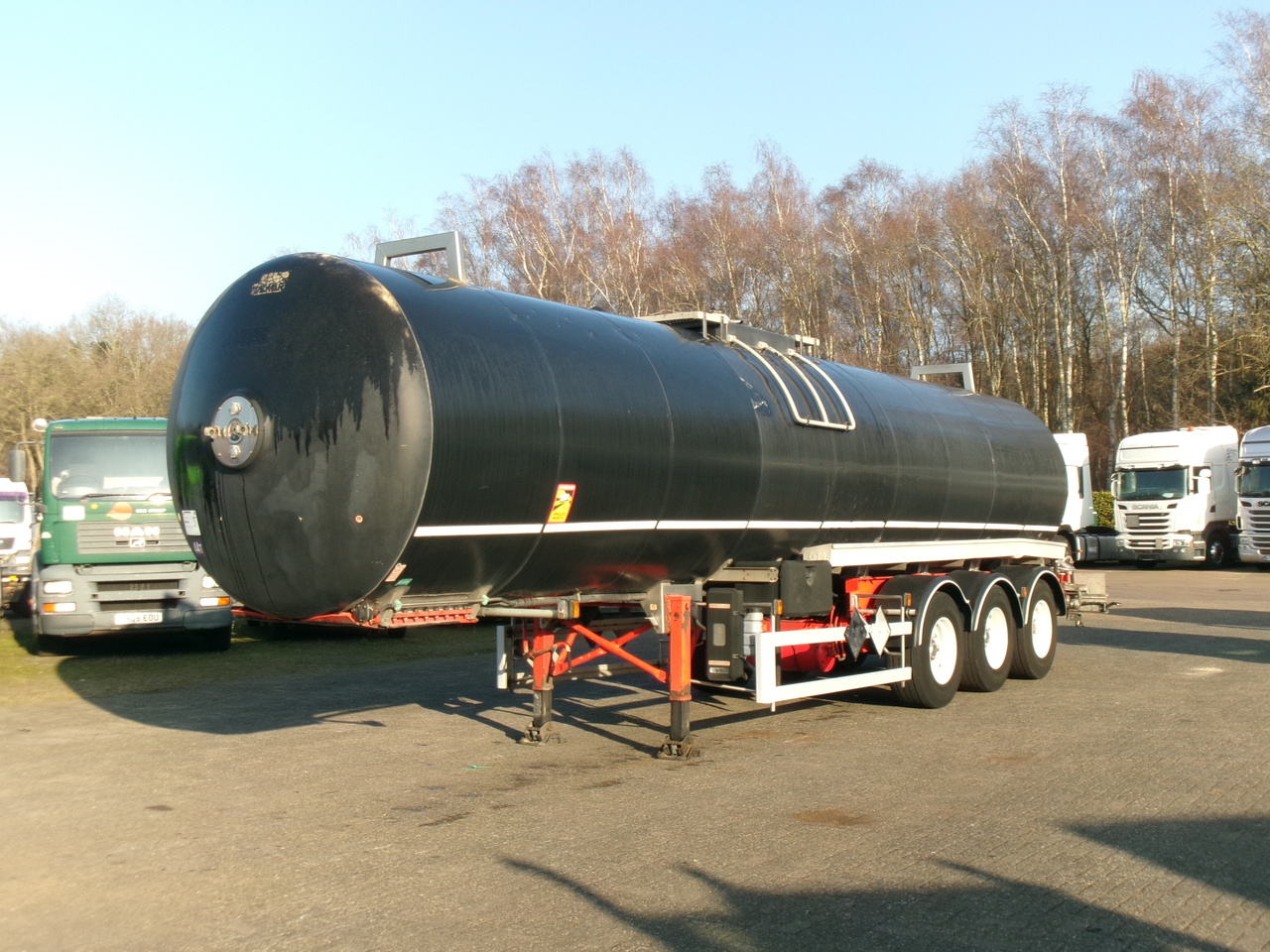 Magyar Bitumen tank inox 31 m3 / 1 comp + ADR - Tank semi-trailer: picture 1
