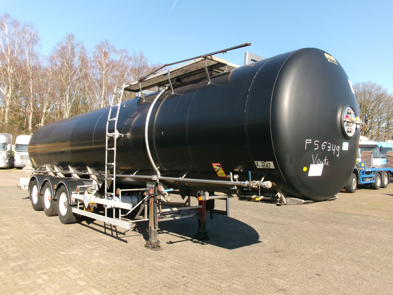 Magyar Bitumen tank inox 32 m3 / 1 comp + ADR - Tank semi-trailer: picture 2