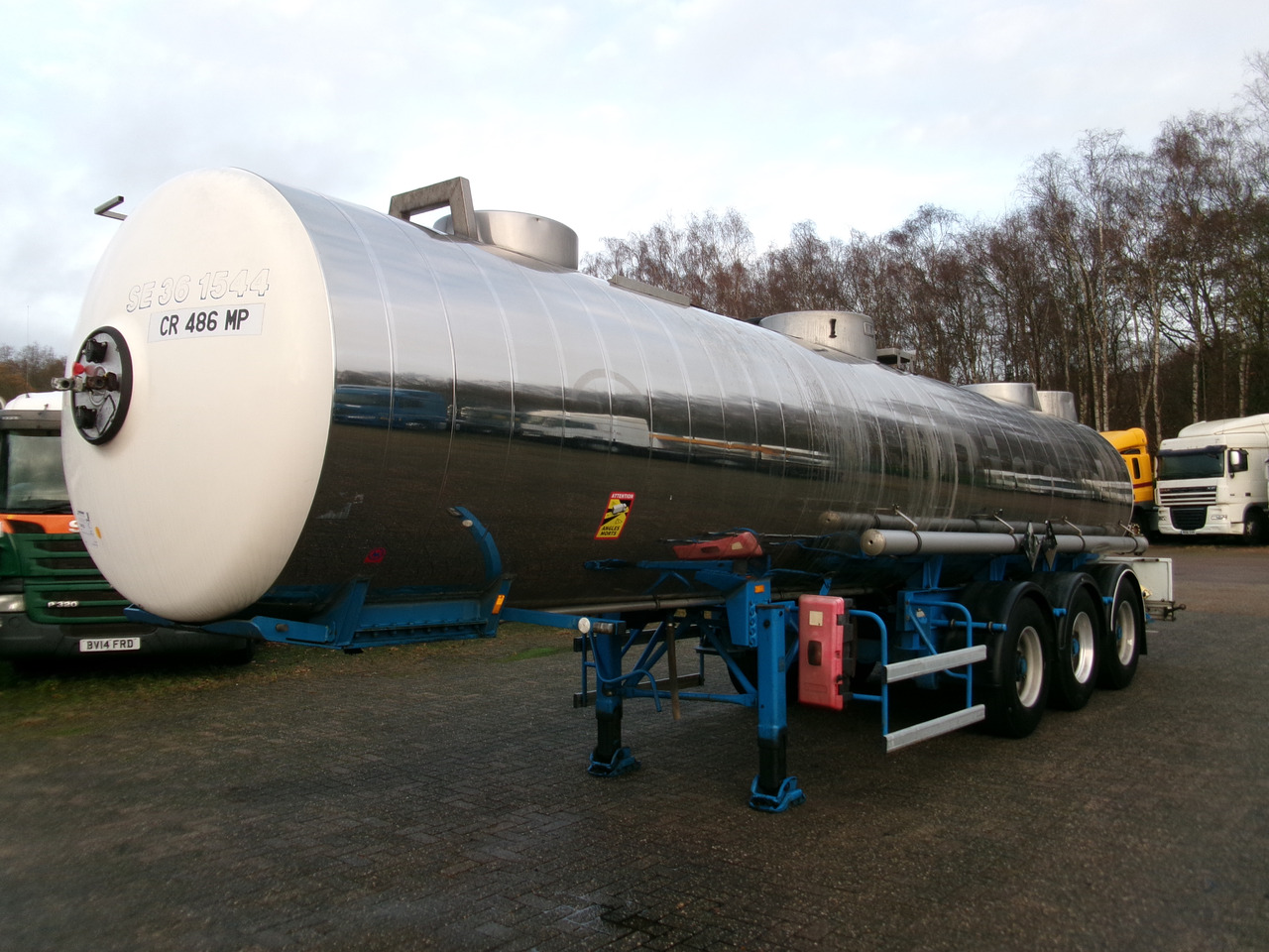 Magyar Chemical ACID tank inox L10BN 20.5 m3 / 1 comp - Tank semi-trailer: picture 1