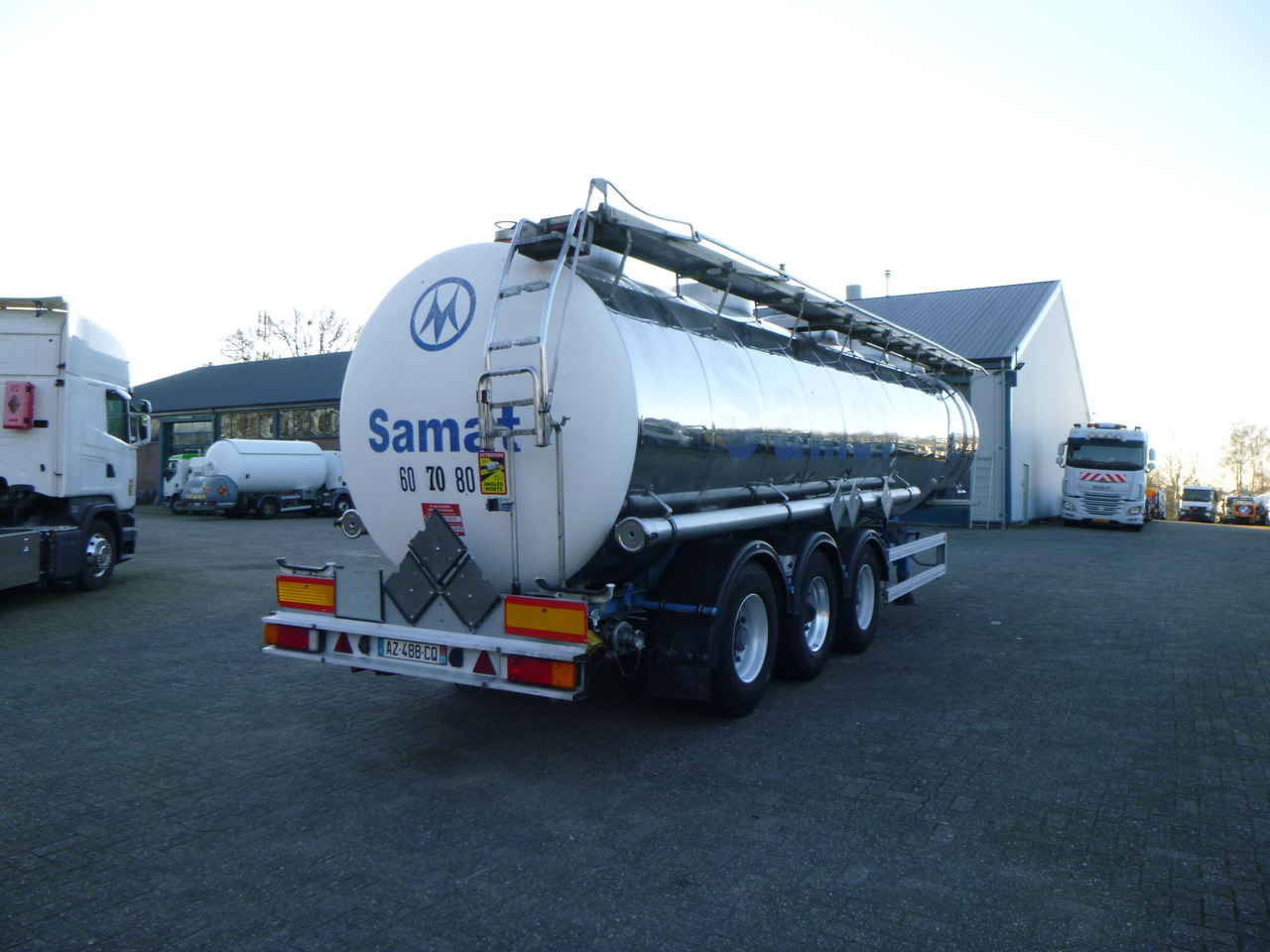 Magyar Chemical tank inox L4BH 32.9 m3 / 1 comp - Tank semi-trailer: picture 4