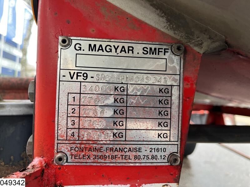 Magyar Chemie 31000 Liter, Steel suspension - Tank semi-trailer: picture 5
