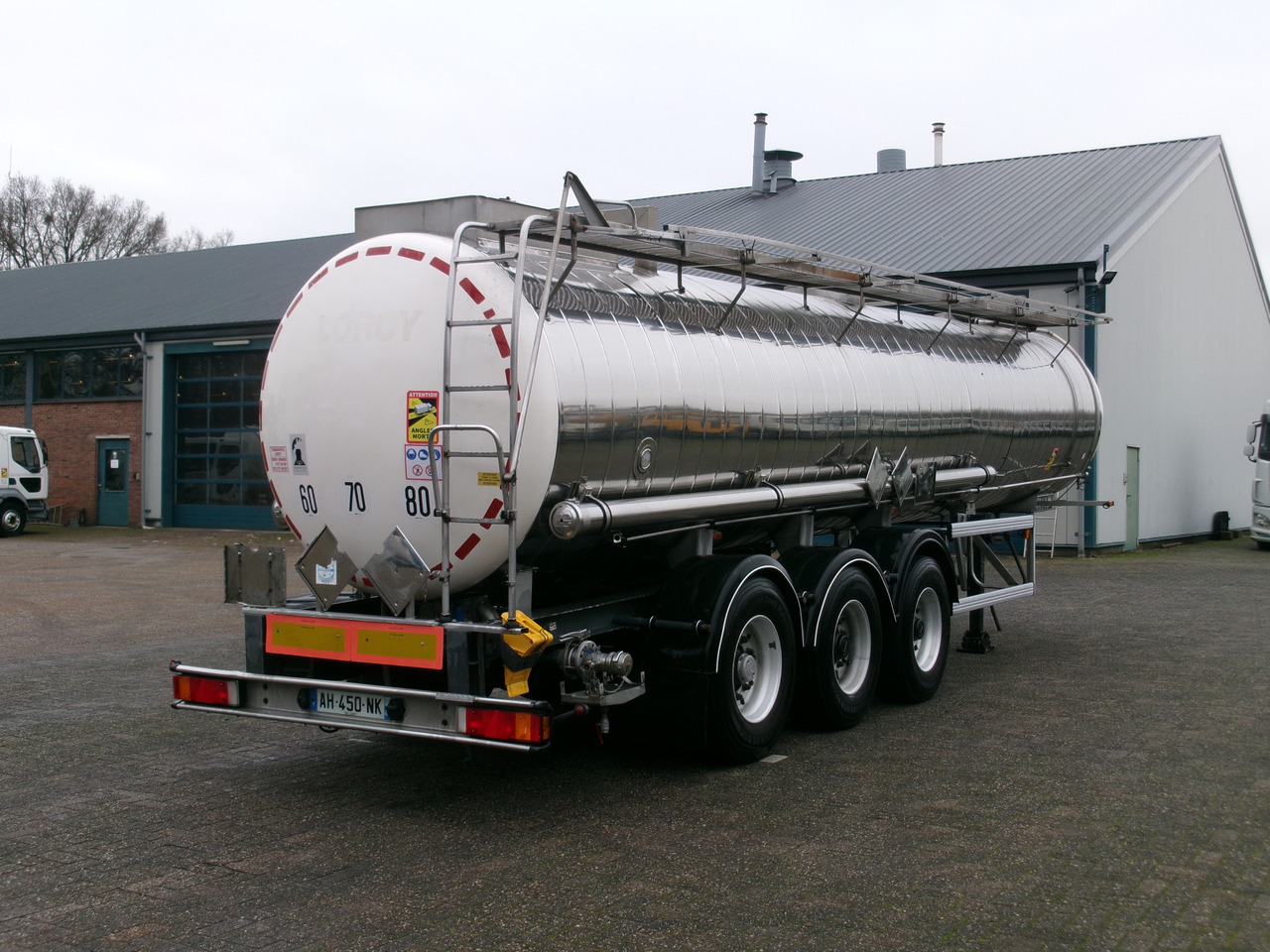 Maisonneuve Chemical tank inox 22.3 m3 / 1 comp - Tank semi-trailer: picture 4