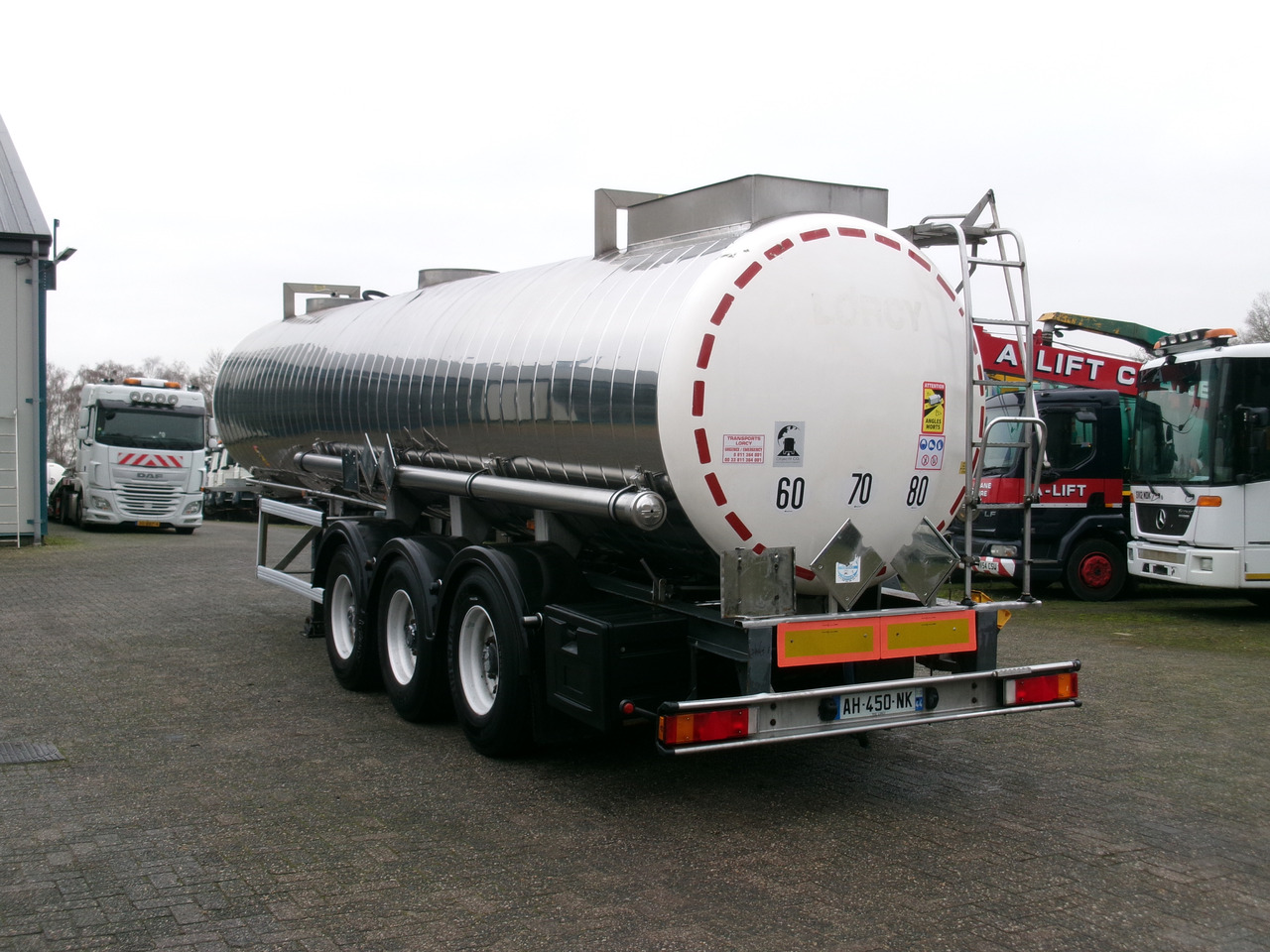 Maisonneuve Chemical tank inox 22.3 m3 / 1 comp - Tank semi-trailer: picture 3