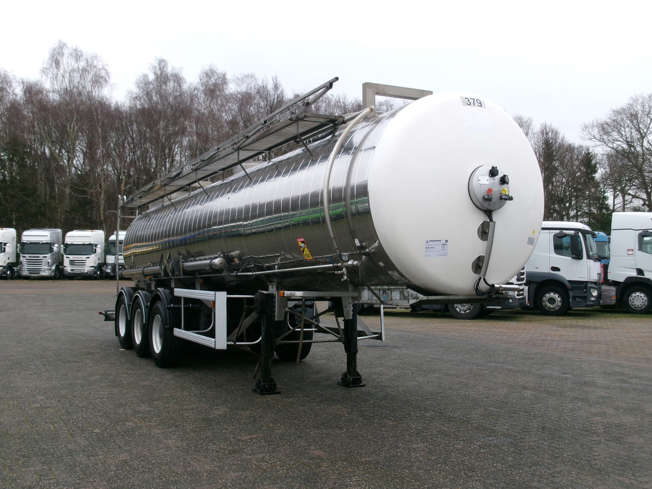 Maisonneuve Chemical tank inox 22.3 m3 / 1 comp - Tank semi-trailer: picture 2