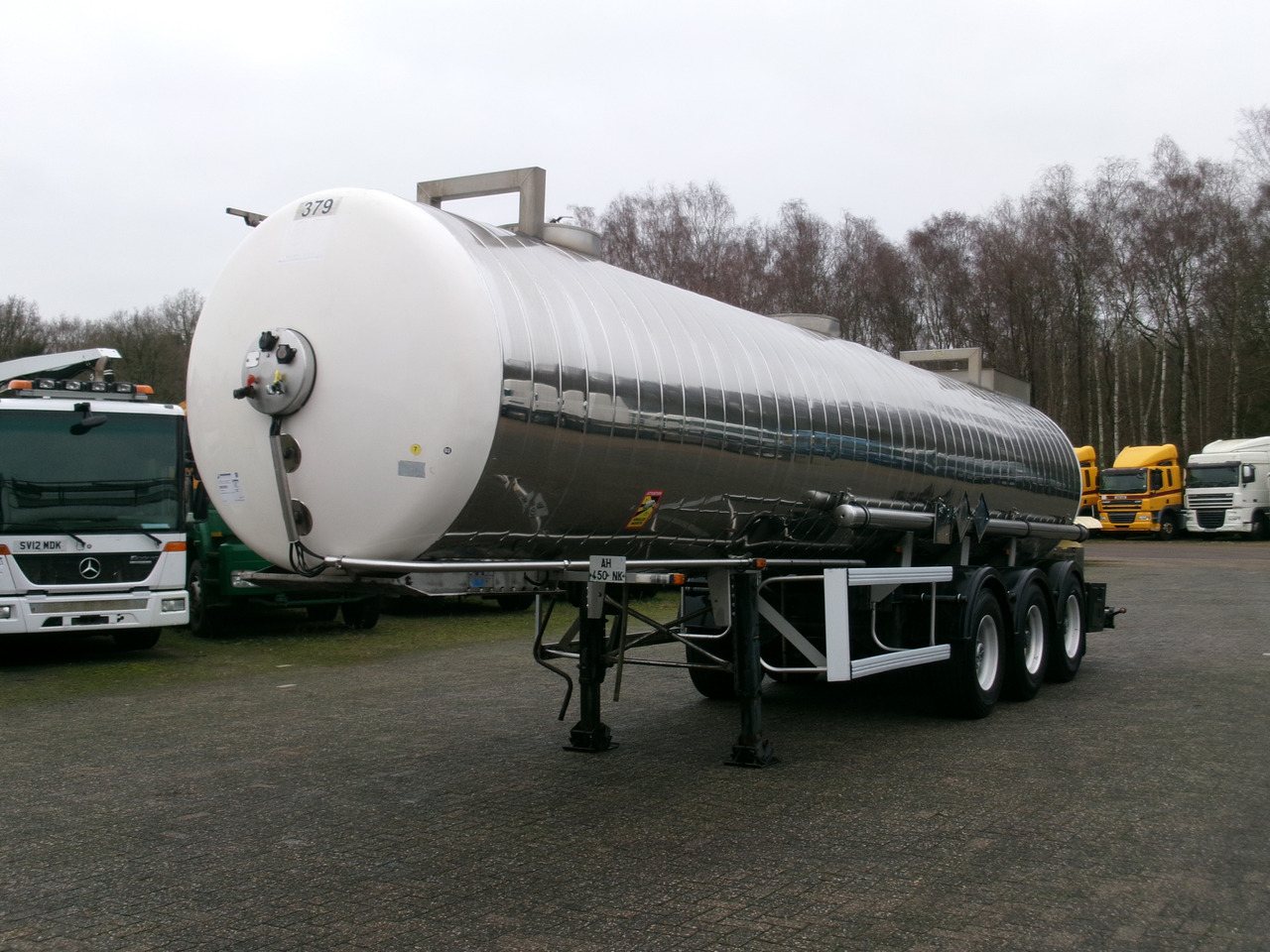 Maisonneuve Chemical tank inox 22.3 m3 / 1 comp - Tank semi-trailer: picture 1