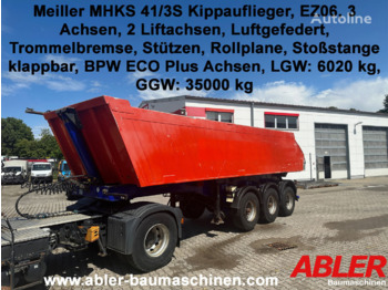 Meiller MHKS 41/3S Kippauflieger - Tipper semi-trailer: picture 1