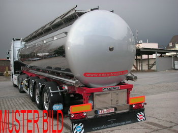 New Tank semi-trailer for transportation of milk Menci Santi ,Heizung,Druck 2,0Bar,ADR Klasse 3: picture 1