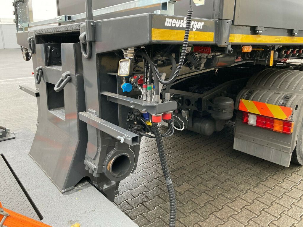 New Low loader semi-trailer Meusburger 1+3-Achs-Tiefbett-Kombination mit Halbachsen: picture 9