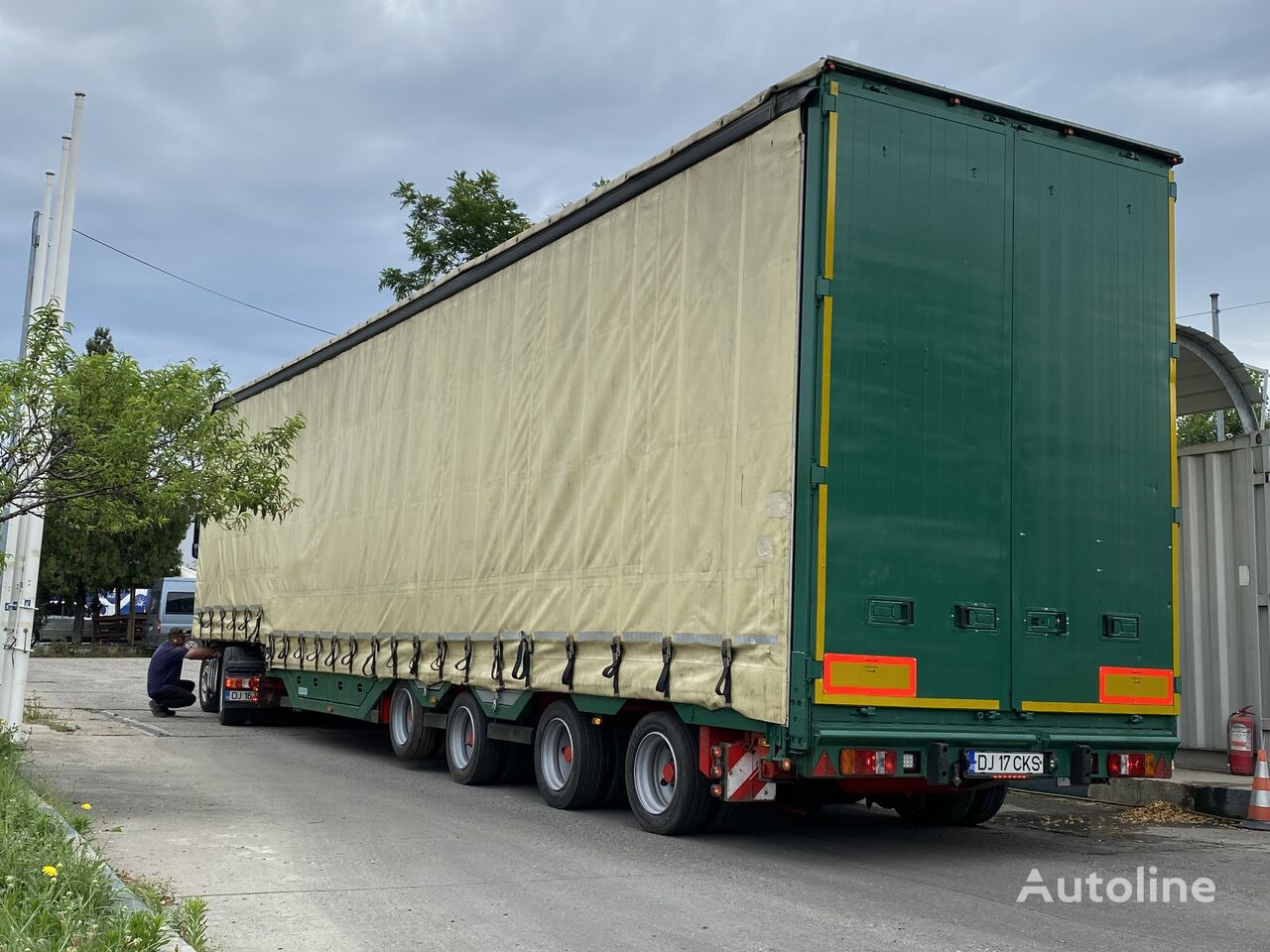 Meusburger Typ: MPG-4 - trailer combine / tractoare / vole - axe viratoare - Low loader semi-trailer: picture 1