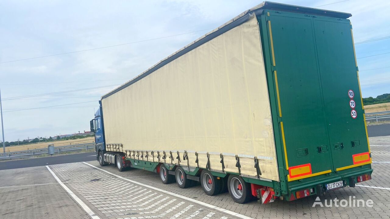 Meusburger Typ: MPG-4 - trailer combine / tractoare / vole - axe viratoare - Low loader semi-trailer: picture 4