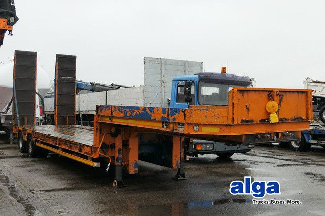 Mol D 712, 2-Achser, Hydr. Rampen, Verbreiterbar  - Low loader semi-trailer: picture 1