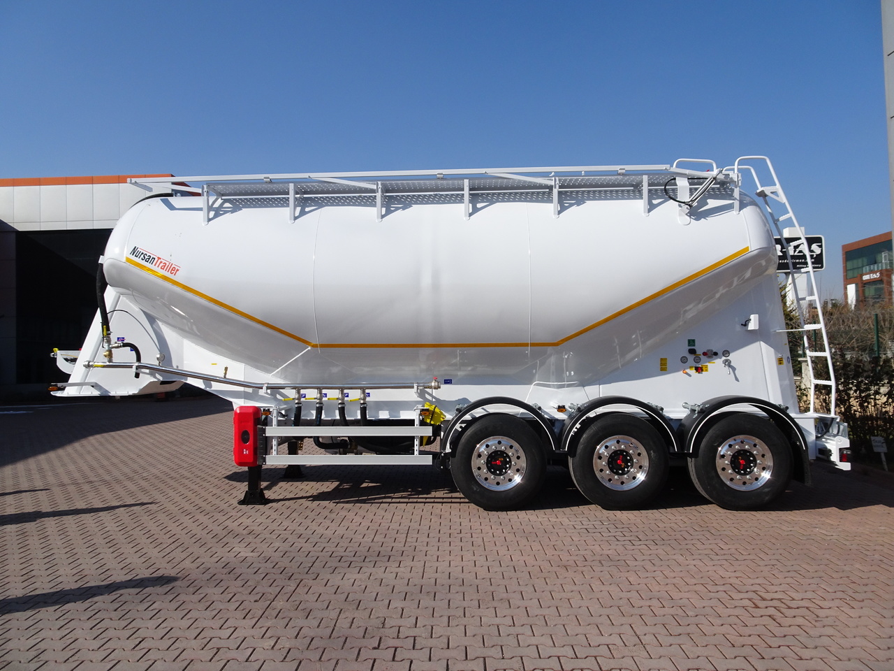 New Silo semi-trailer for transportation of silos NURSAN Aluminium W Type Silo: picture 14