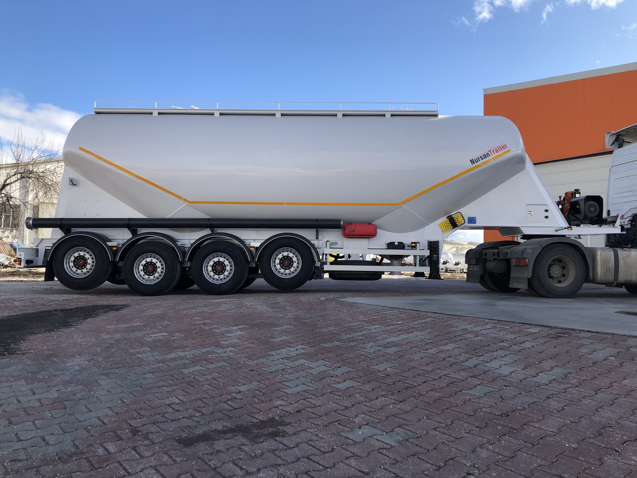 New Silo semi-trailer for transportation of cement NURSAN Steel W Type Silo: picture 10