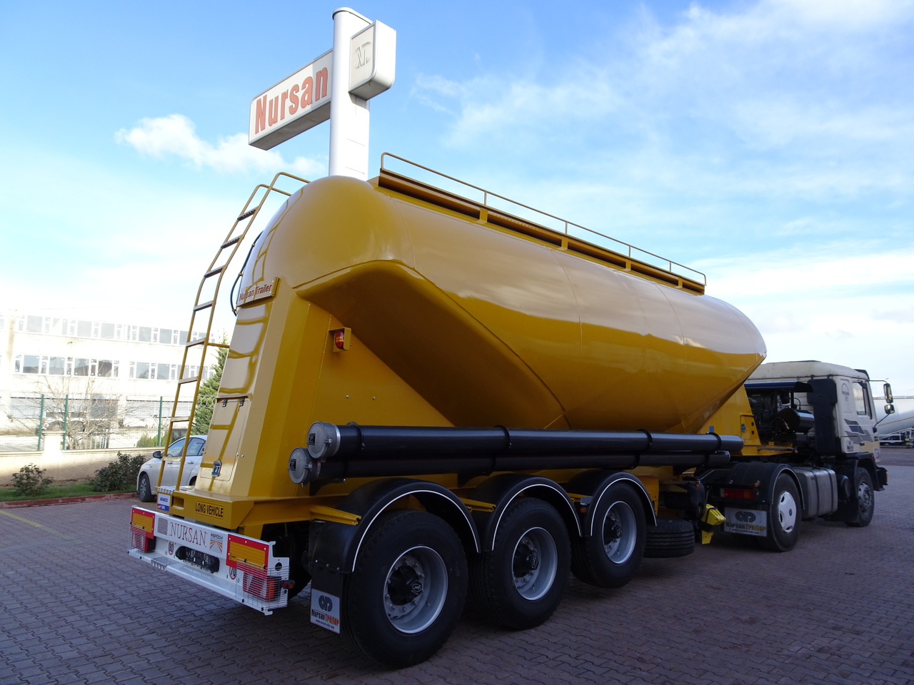 New Silo semi-trailer for transportation of cement NURSAN Steel W Type Silo: picture 4