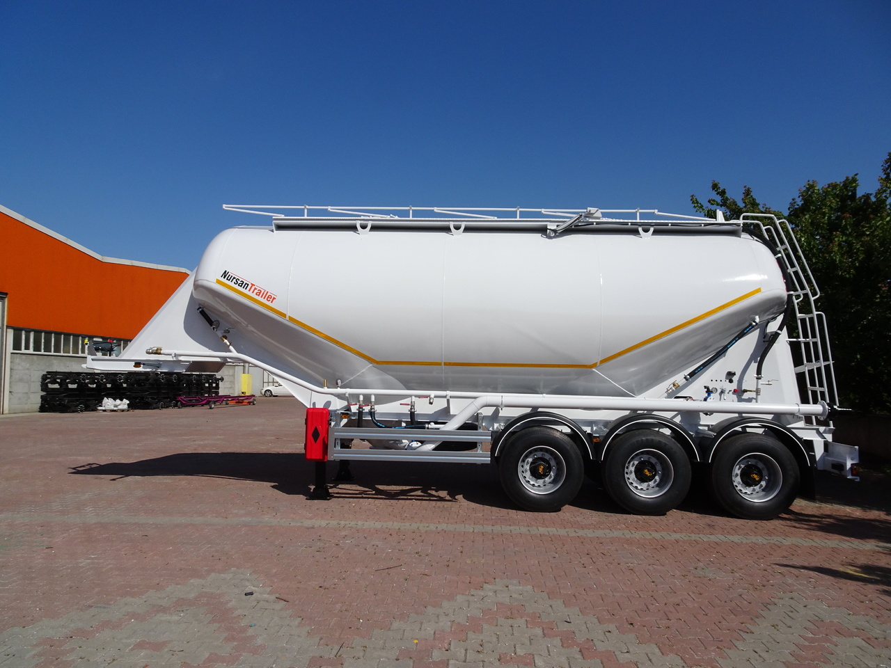 New Silo semi-trailer for transportation of cement NURSAN Steel W Type Silo: picture 6