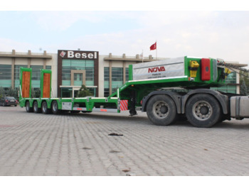 Nova New Lowbed Trailer Production, 2 to 5 Axle, Self Steering Axle, - Low loader semi-trailer: picture 1
