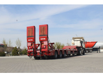 Nova New, Lowbed Trailer Production, 3 Axle, Self Steering, Hydraulic - Low loader semi-trailer: picture 1