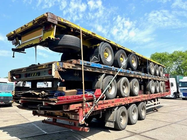 Pacton T3-001 13.60 METER (CURTAINSIDE) TRAILERPACKAGE (DRUM BRAKES / SAF AXLES / ABS BRAKE SYSTEM) - Dropside/ Flatbed semi-trailer: picture 3