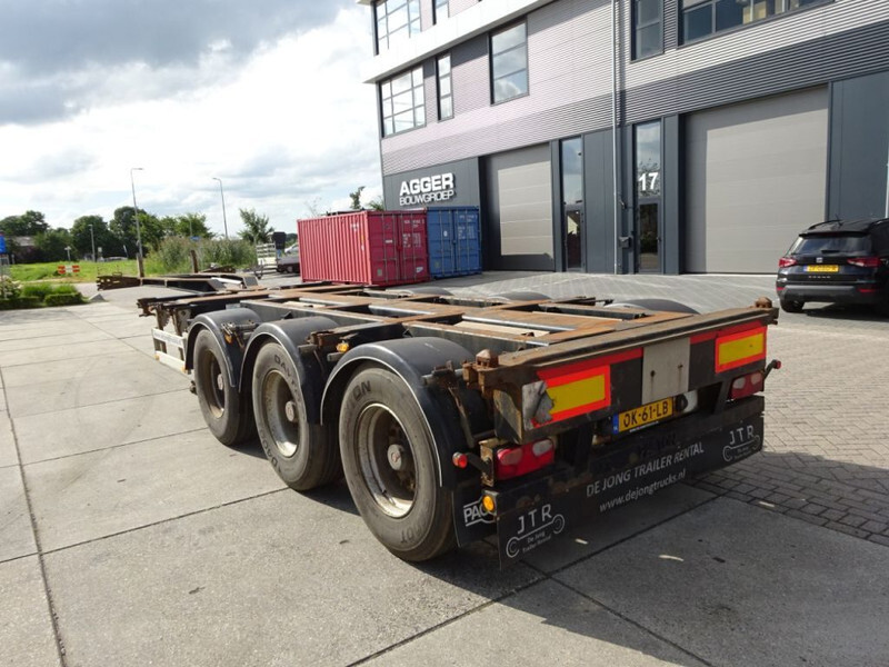 Pacton T3-010 / 3x Extendable / SAF + Drum / 1x lift - Container transporter/ Swap body semi-trailer: picture 2