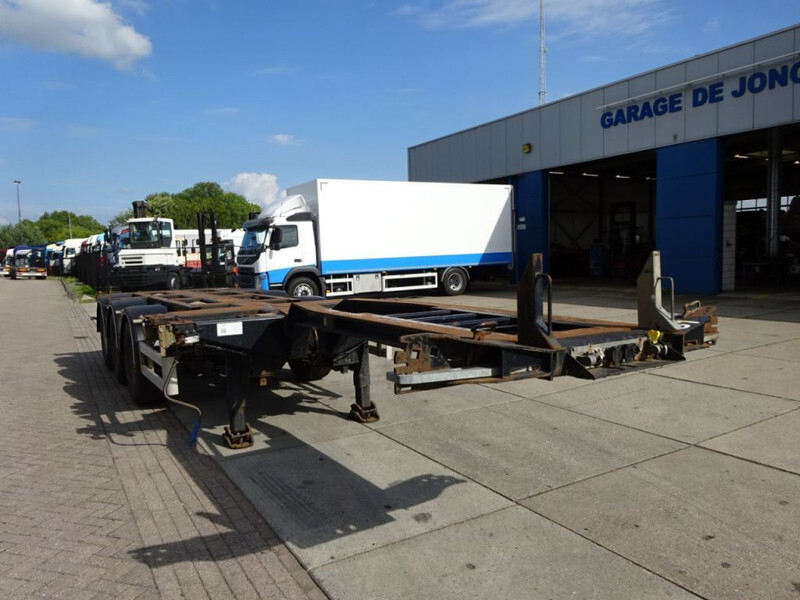 Pacton T3-010 / 3x Extendable / SAF + Drum / 1x lift - Container transporter/ Swap body semi-trailer: picture 4