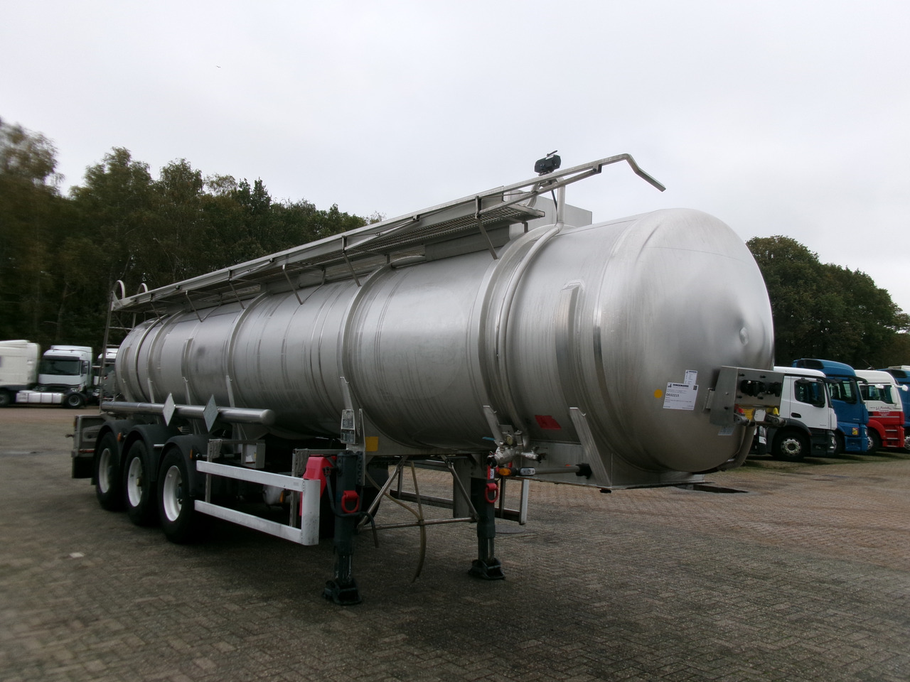 Parcisa Chemical tank inox L4BH 21.2 m3 / 1 comp / ADR 16/12/24 - Tank semi-trailer: picture 2
