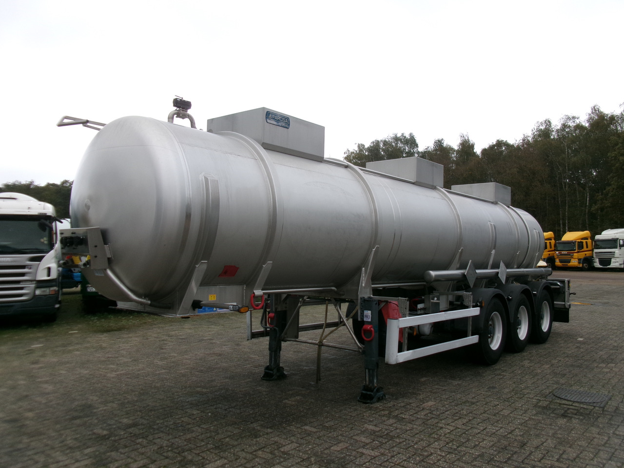 Parcisa Chemical tank inox L4BH 21.2 m3 / 1 comp / ADR 16/12/24 - Tank semi-trailer: picture 1