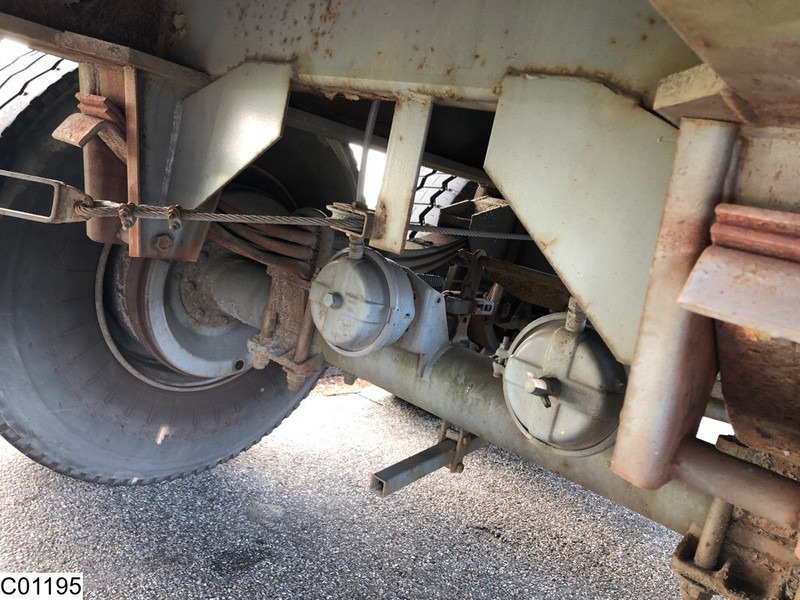 Dropside/ Flatbed semi-trailer ROBUSTE open laadbak Steel suspension: picture 5