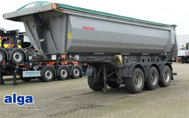 Reisch RHKS-3-SR07, Stahl, 26m³, Cramaro-Verdeck, SAF  - Tipper semi-trailer: picture 1
