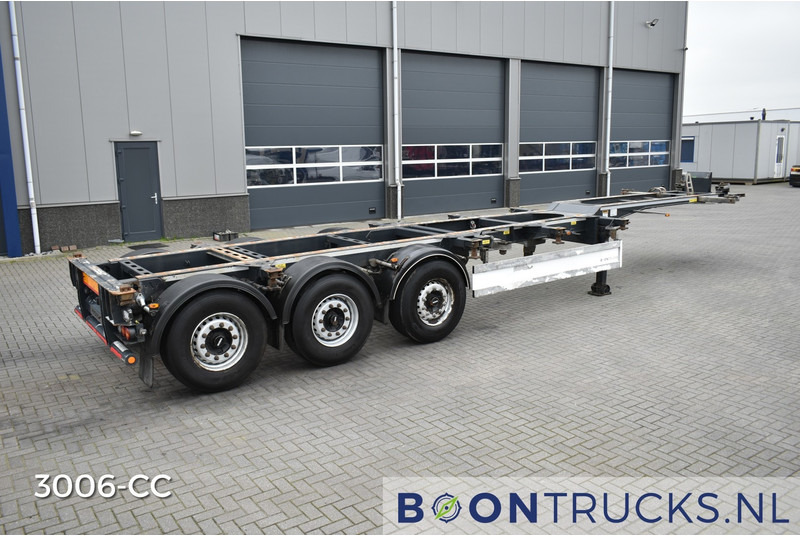 Renders EURO 920 | 2x20-30-40-45ft HC * LIFT AXLE * DISC BRAKES - Container transporter/ Swap body semi-trailer: picture 1