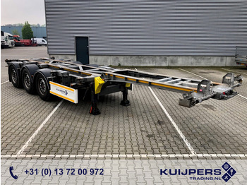 Renders Euro 950 / Multi / 3 axle SAF / 20 - 40 - 45 ft Containers / APK 03-24 - Container transporter/ Swap body semi-trailer: picture 1