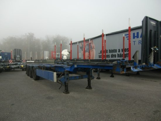 Renders RS945 Containerchassis, 2x20FT,1X40FT,1X45FT - Container transporter/ Swap body semi-trailer: picture 1