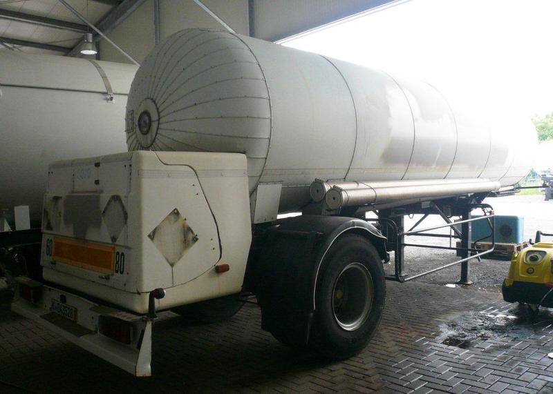 Robine CO2, Carbon dioxide, gas, uglekislota - Tank semi-trailer: picture 3