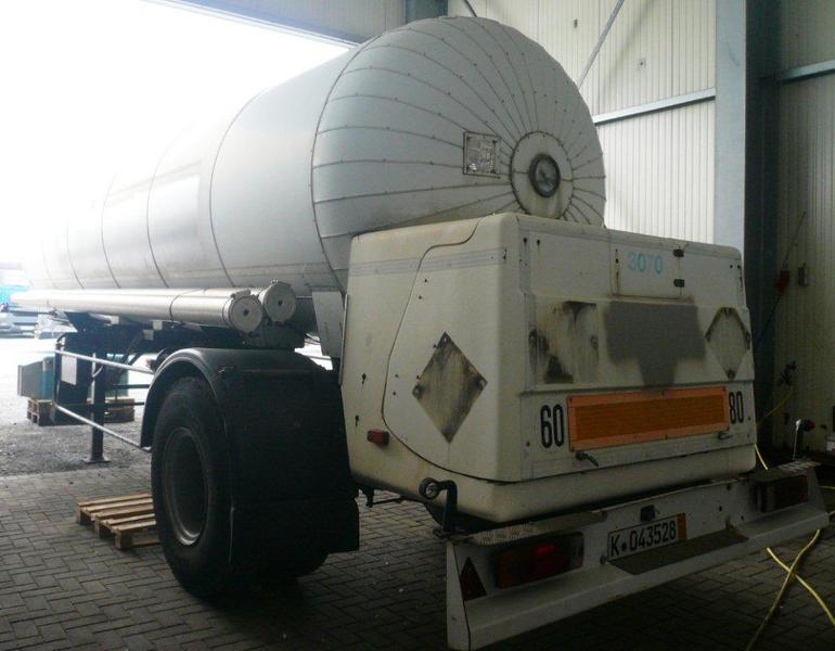 Robine CO2, Carbon dioxide, gas, uglekislota - Tank semi-trailer: picture 4