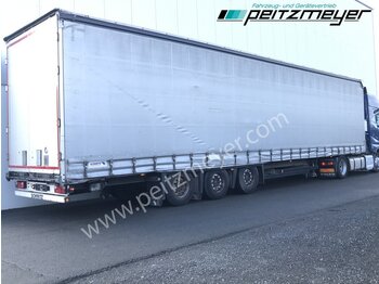 SCHMITZ 3 Achs Pritschenauflieger SCS 24/L-13,62 MB Jumbo, Hubdach, verzinkt, - Curtainsider semi-trailer: picture 1