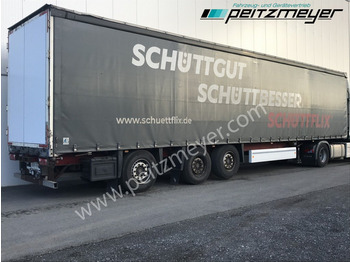 SCHMITZ 3 Achs Pritschenauflieger SCS 24/L Stapleraufn.+Lenkachse - Curtainsider semi-trailer: picture 1