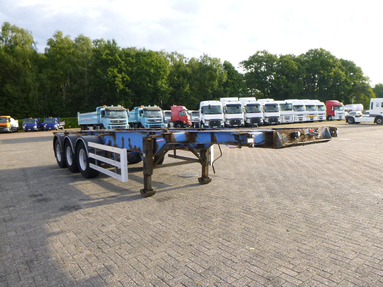 SDC 3-axle container trailer 20-30 ft + ADR - Container transporter/ Swap body semi-trailer: picture 2