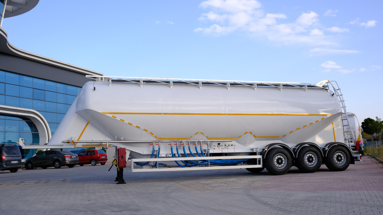 SINAN Flour and Feed W type Silo Bulk Tanker Semitrailer - Silo semi-trailer: picture 1