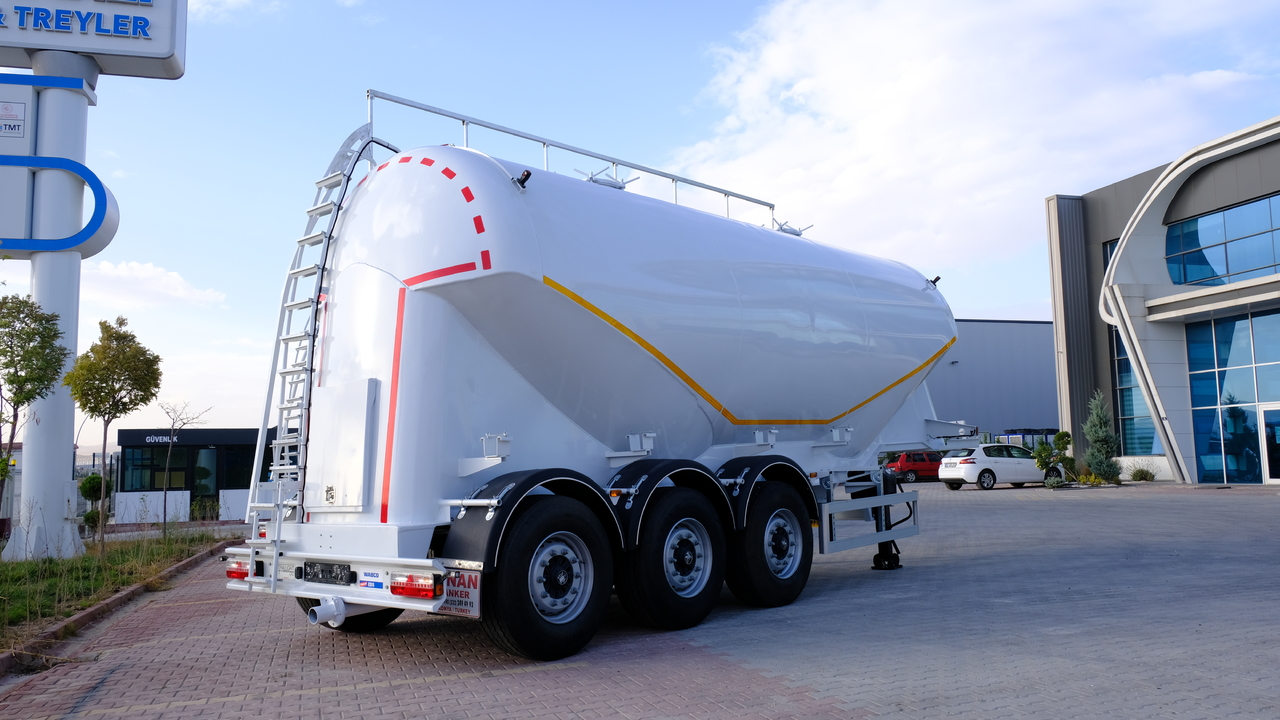 SINAN Flour and Feed W type Silo Bulk Tanker Semitrailer - Silo semi-trailer: picture 2