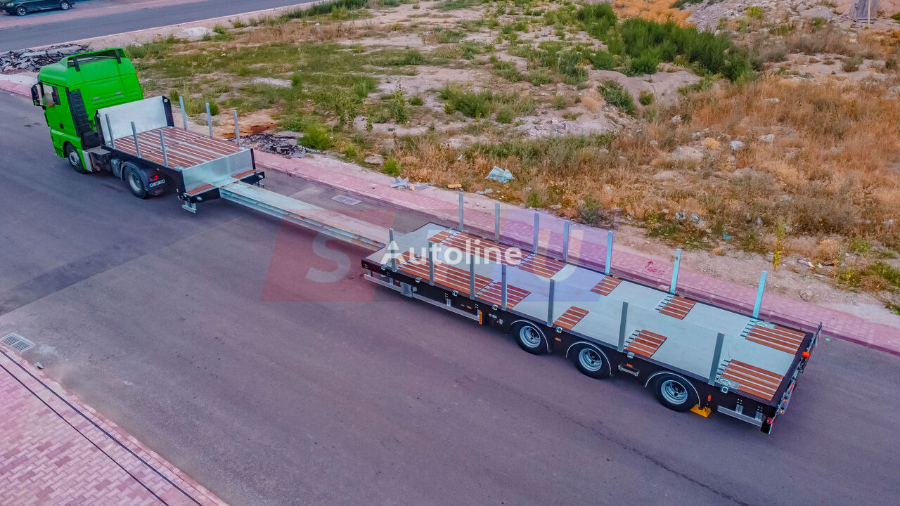 STU 3 Axles Lowbed Trailer - Low loader semi-trailer: picture 4