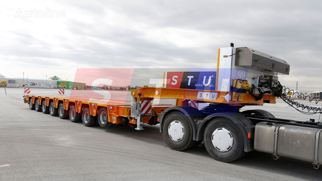 STU 8 AXLE LOWBED- HYDRAULIC STEERING AXLES / 8 ESSİEUX SURBAISSES-E - Low loader semi-trailer: picture 5