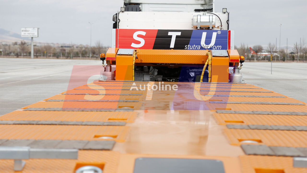 STU 8 AXLE LOWBED- HYDRAULIC STEERING AXLES / 8 ESSİEUX SURBAISSES-E - Low loader semi-trailer: picture 4