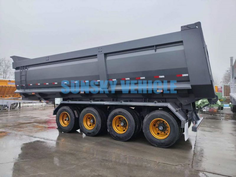 SUNSKY 4-Axle Dump Semi-trailer - Tipper semi-trailer: picture 4
